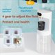 thumbnail image 3 of Dispensador Automático de , 500 Ml, Sin Contacto, para Montaje en Pared y Sobre Encimera, con Vasos Magnéticos para Niños y Adultos, Color Negro, 3 of 5