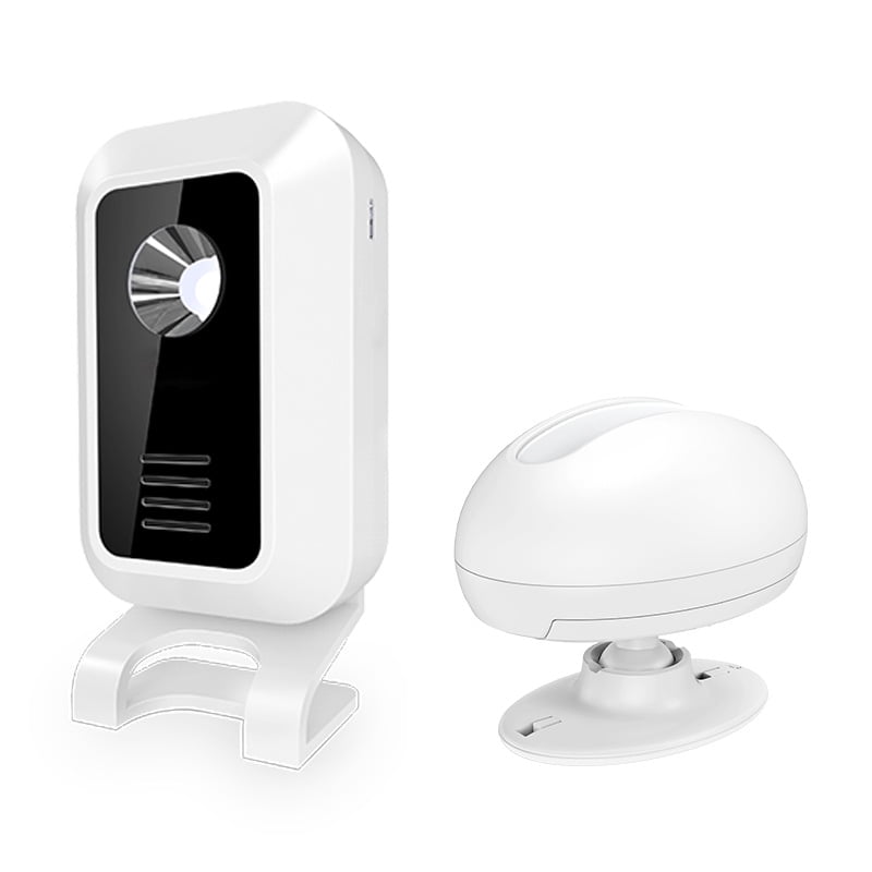 Kit Alarme Sans Fil – 8 Détecteurs De Mouvement + 1 Récepteur, 115dB, USB, Best-gener