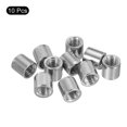 thumbnail image 3 of Uxcell 10Pack Round Connector Nuts, M8x12x12mm Coupling Nut Sleeve Rod Bar Stud Nut, 3 of 6