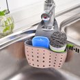 thumbnail image 2 of Kitchen Sink Sponge Holder,Dish Rack Type Hanging Basket,Drainer Hanging Basket,Sink Storage Shelf,Storage Sponge Holder,For Kitchen Storage,Drain Rack, 2 of 5
