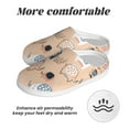 thumbnail image 6 of Easygdp Cute Ink Drawn Elephants Slippers for Women Mens Winter Warm Home Slippers Plush Slip on House Slippers for Indoor Outdoor Shoes-35/36, 6 of 7
