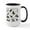 White/Black Inside, variant on CafePress - Ducks Of North America Large Mug - 15 oz Ceramic Large White Novelty Mug