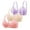 Purple, variant on Ltctricy 3 PCS Women's Push up Bra No Underwire Breathable Breathable Supportive Comfortable Everyday Bras