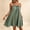 Green, variant on Asgosdo Women Summer Dresses Cotton Sleeveless Pleated Open Back Drawstring Loose Fit Casual Midi Dress