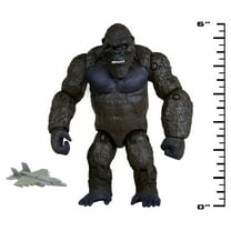 Godzilla vs. Kong Kong Action Figure, with Fighter Jet (6")