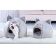 thumbnail image 4 of POINTERTECK Tent Cave Bed for Cats/Small Dogs  Self-Warming 2-in-1 Cat Tent/ Bed/Cat Hut with Removable Washable Cushion  Comfortable  Sleeping Bed, 4 of 6