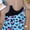 Blue, variant on Aislor Girls Toddlers Biketards Leopard Gymnastics Leotards Bodysuit Sleeveless Ballet Dancewear