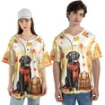 thumbnail image 4 of Welcome Fall Labrador Retriever Enjoys School Time Autumn Fall Leaves All Over Print 3D Baseball Shirt Lab Dog Lover Gifts Softball Sport - 02013, 4 of 6