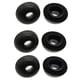 thumbnail image 3 of De Almohadillas De Espuma Viscoelástica Para Los Oídos, Tapones Para Los Oídos De Esponja Negra Y Gris, Repuesto De Agarre Para Airpods Pro, Accesorios Para Auriculares 1 Par Eigraketly EL013648-01, 3 of 5
