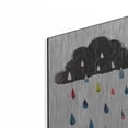 thumbnail image 2 of Luxe Metal Art 'Rainy Day Rainbow I' by Victoria Borges, Metal Wall Art, 12" x 16", 2 of 9