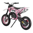 thumbnail image 2 of Tereitr 49cc 2-Stroke Gas Powered Kids Dirt Bike, Mini Motorcycle with Front & Rear Disc Brakes, Pull Start, Off-Road Tires, 47.2" L x 27.6" H, 2 of 9
