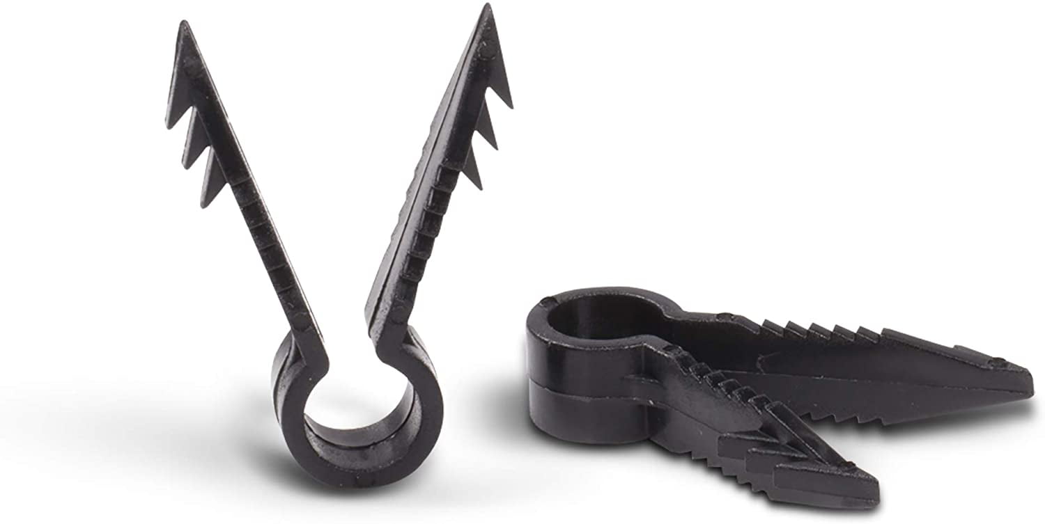 THE CIMPLE CO Push In Clips Quality Plastic Cable Clips Stucco