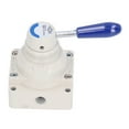 thumbnail image 4 of Air Hand Valve  Lever 2 Position 4 Way Pneumatic  Control Switch Accessory Aluminium Alloy  Pneumatic Hand Lever For Automatic Production Industrial Equipment, 4 of 8