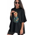 thumbnail image 5 of Women T Shirts and Men T shirt Oversized Shirts Cool Graphic Tees for Men Vintage Streetwear Sweat Casual Shirt XL, 5 of 5
