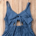 thumbnail image 4 of Seyurigaoka Summer Toddler Kids Baby Girls Sleeveless Backless Romper Jumpsuit Playsuit Outfit Clothes, 4 of 7