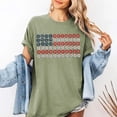 thumbnail image 4 of America 250 Shirt Womens 3/4 Sleeve Patriotic Graphic Tee Summer Casual Outdoor Top Green S, 4 of 6