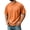 Orange, variant on Zorvxlyn Plain Cotton T Shirts for Men Corduroy Shirts for Men Short Sleeve Crew Neck Big and Tall Jersey Men's Athletic Shirts & Tees Green S