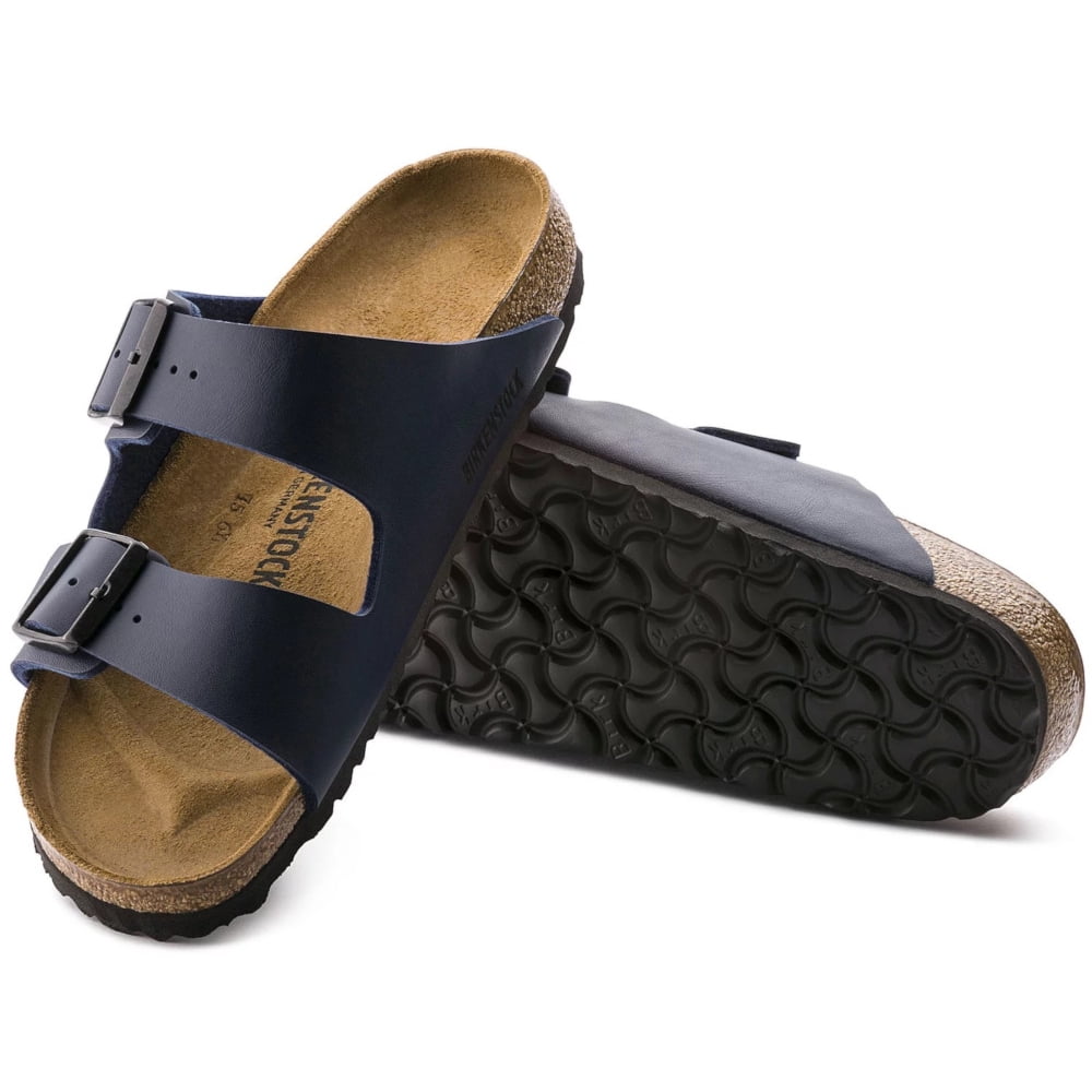 men's two strap leather sandals