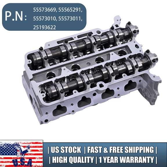1PC Cylinder Head Assembly 55573669 For Chevrolet Sonic 2012-2019 1.4L L4, Complete Head with Valves