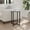 White Marble/Matte Black, variant on Emma + Oliver White Marble Finish Coffee Table with Crisscross Matte Black Metal Frame