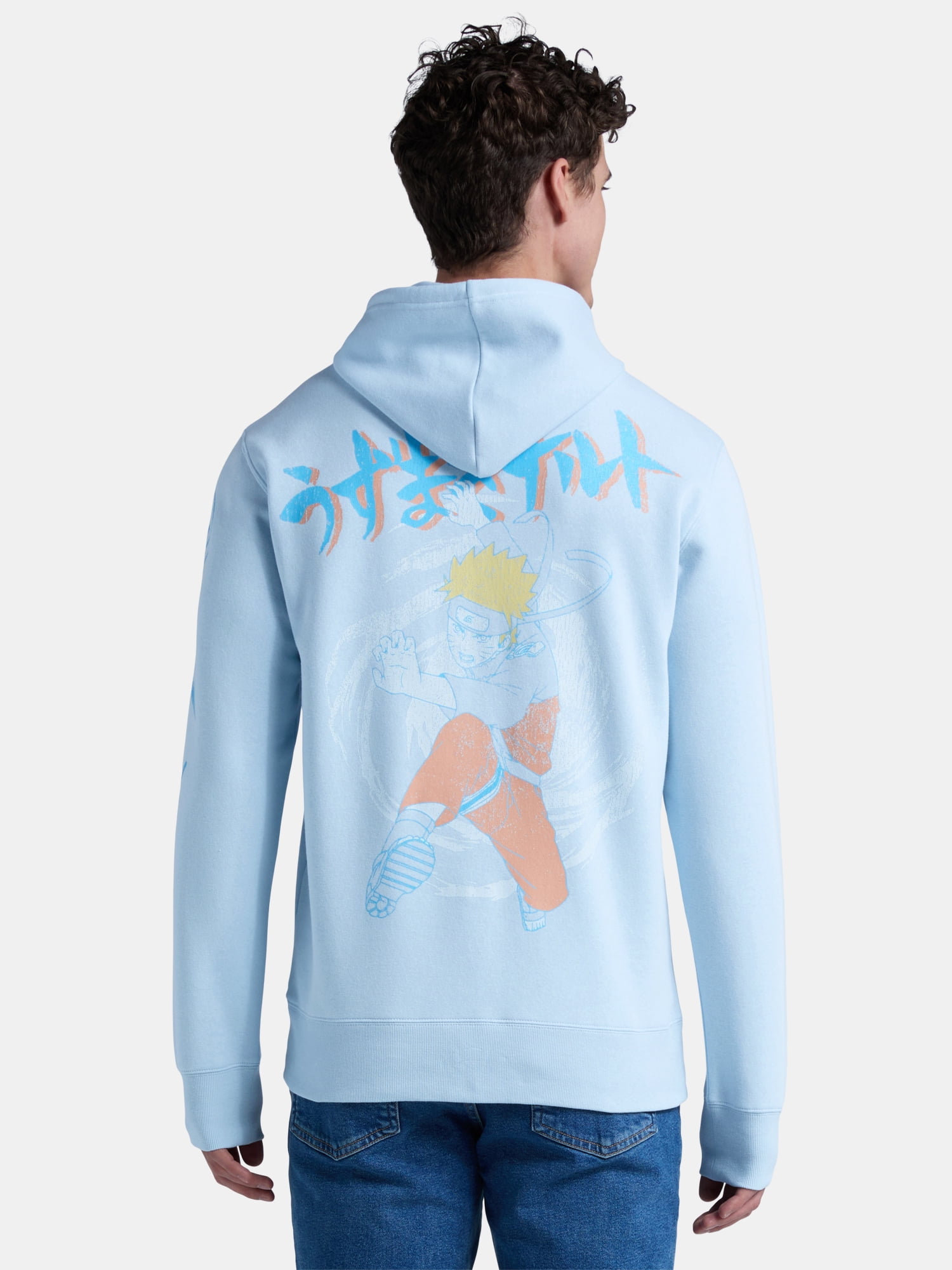 Naruto Men's & Big Men's Graphic Hoodie with Long Sleeves, Sizes XS-3XL