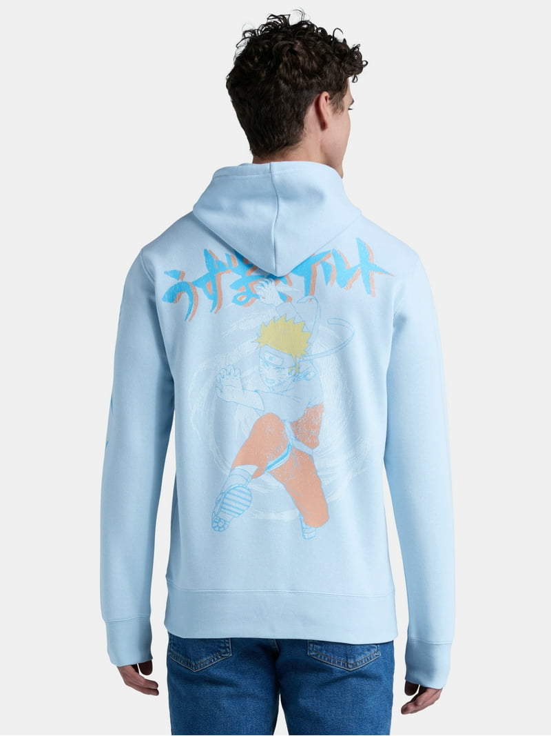 Naruto Men's & Big Men's Graphic Hoodie with Long Sleeves, Sizes