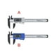 thumbnail image 4 of Calibrador a vernier LCD 0-100 mm Micrómetro de medición de profundidad Regla de longitud de diámetro Calibrador de plástico Pulgadas / mm Instrumento operado por batería Azul kenally TO000934-02, 4 of 7