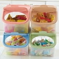 thumbnail image 4 of Clear Kitchen Rice Storage Box Grain Cereal Dispenser Food Organizer Container, 4 of 8