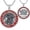 B01-St Christopher(Red), variant on Saint Raphael Necklace 925 Sterling Silver St Raphael Pendant Blue Guardian Archangel Medal Jewelry Healing Patient Patron Amulet Medallion Gift for Men