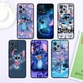 thumbnail image 2 of Funda de teléfono con dibujos animados de Stitch para Xiaomi Redmi Note 13, 12R, 12, 12S, Turbo, 11, 11T, 11S, 10, 10S Pro Plus 5G, color negro, 2 of 5