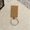 thumbnail image 4 of 160Pcs Blank Rectangle Wooden Key Chain Diy Wood Keychains Key Tags Can Diy Gifts, 4 of 7
