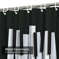 thumbnail image 4 of LALILO Jazz Music Festival Piano Live Day Art Shower Curtain, 72x72 in, 12 Hooks, 4 of 6
