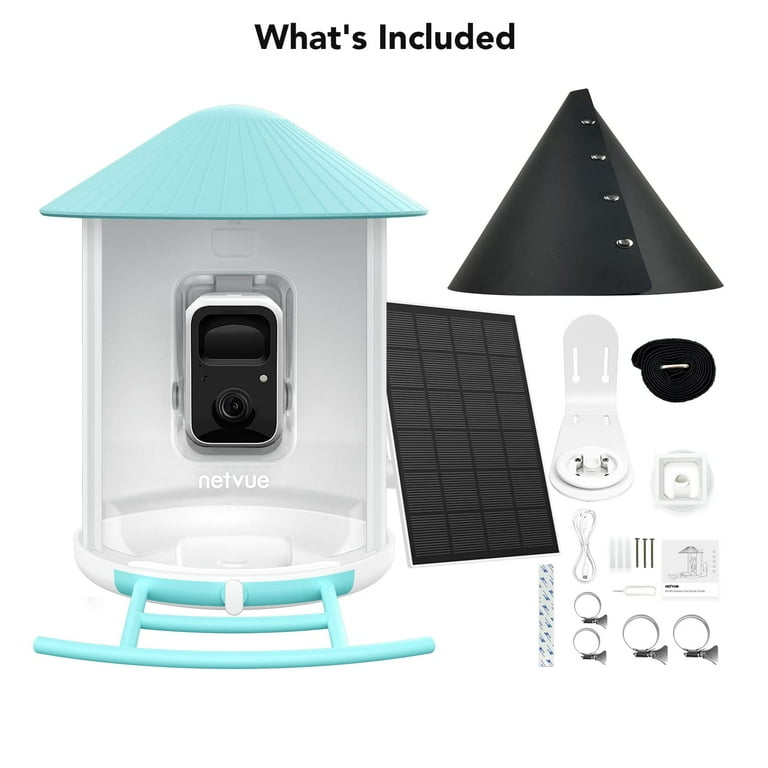 Netvue Birdfy Smart Bird Feeder with Camera, AI, WiFi, Solar Netvue Birdfy Smart Bird Feeder with Camera, AI, WiFi, Solar