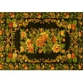 thumbnail image 1 of Ahgly Company Indoor Rectangle Medallion Yellow French Area Rugs, 6' x 9', 1 of 4
