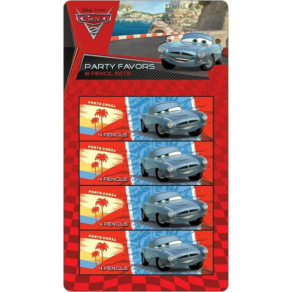 Cars Ensemble de 2 Crayons (Lot de 32)