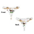 thumbnail image 3 of Balery Cute Farm Tangas de Algodón para Mujer con Estampado – Ropa Interior Sexy, Transpirable, G-string-Large, 3 of 6