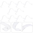 thumbnail image 4 of KAKOWELY Display Rack 10pcs Shoes Display Rack Sandals Showing Stand Shoes Storage Rack (Transparent)9.25"X4.72"X0.79", 4 of 5
