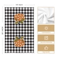 thumbnail image 6 of Sm:)e Polka Dot Pumpkin Stripes Fall Kitchen Dish Towels 18x26 Inch Set of 2, 6 of 6