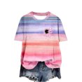 thumbnail image 4 of SwiftWear Women Breast Cancer Shirts Pink Ribbon Breast Cancer Awareness Gradient T-Shirts Short Sleeve Crewneck Graphic Tee Tops XXL, 4 of 4