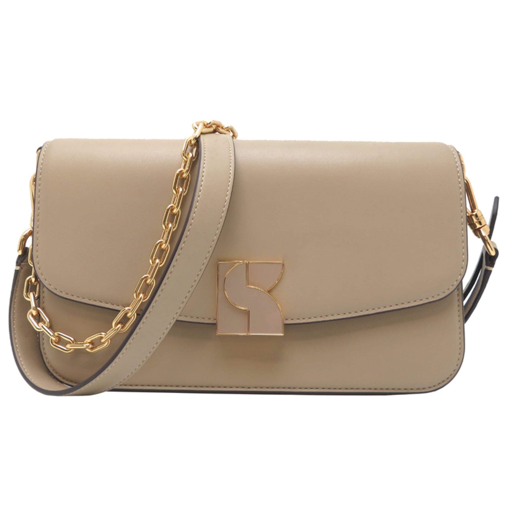 Pre-Owned Kate Spade Dakota Medium Convertible Shoulder Bag KC922, Beige Leather
