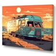 thumbnail image 2 of Designart "Yellow And Orange Reflections Of Adventure I" Cars Off-Road Canvas Art Print, 2 of 5