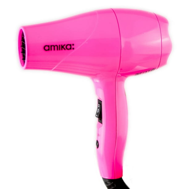 Amika Amika Mini Ionic Hot Pink Hair Dryer