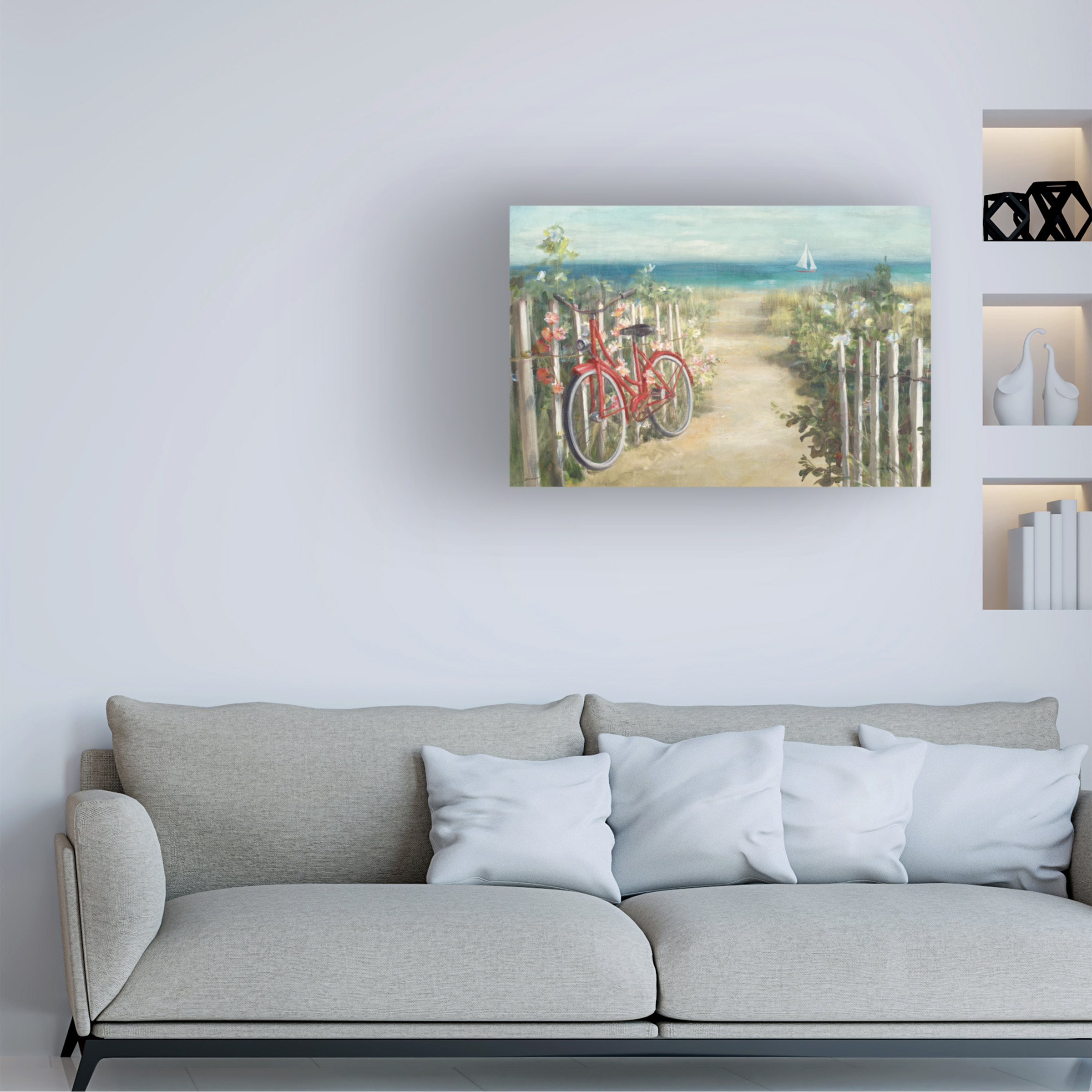 Trademark Fine Art 'Summer Ride Crop' Canvas Art by Danhui Nai