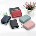 thumbnail image 6 of Genuine Leather RFID Credit Card Holder for Women and Men Zipper Cards Case Small Card Wallets, 6 of 7