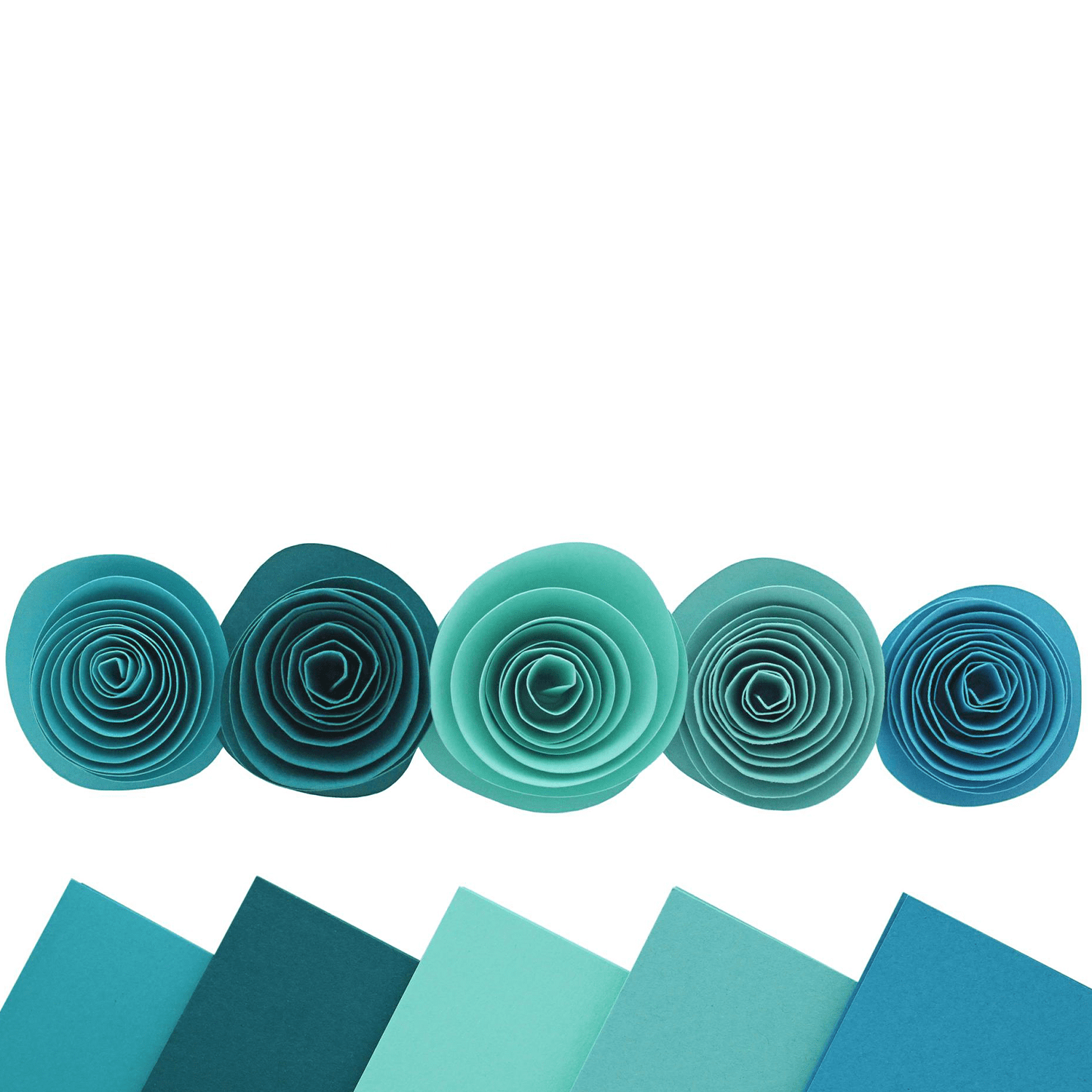 Paper Accents Stash Pack Cardstock 12"x 12" Aqua 40pc