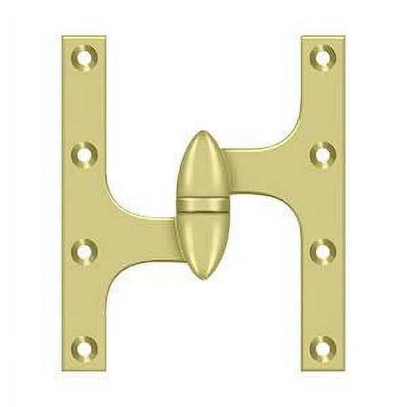 Deltana 6'' H x 5'' W Surface mount Single Door Hinge