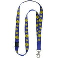 thumbnail image 2 of PinMart's Blue and Gold Paw Print School Mascot Sports Lanyard w/ Safety Release, 2 of 3
