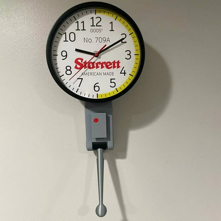 

8 Inch Dial Indicator Wall Clock Great Dial Wall Clock For Mechanical Engineers Kid Timer Watch Grill Cooking Items under 10 Interval Timer for Workout Temp Probe for Wireless