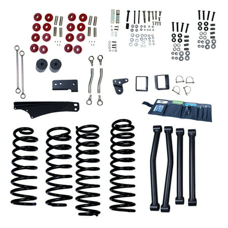 - Rugged Ridge 4-Inch Lift Kit without Shocks, 07-12 Jeep JK Wrangler 18401.60