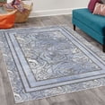 thumbnail image 2 of Floral Decorative Rug, Romantic Composition of Love Flowers Blossoming Artwork in Pinkish Design, Quality Carpet for Bedroom Dorm and Living Room, 6 Sizes, Pale Ceil, by Ambesonne, 2 of 4